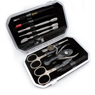 Zinger Маникюрный набор + подарок / MSFE-802-3S, 11 предметов, в ассортименте 2783