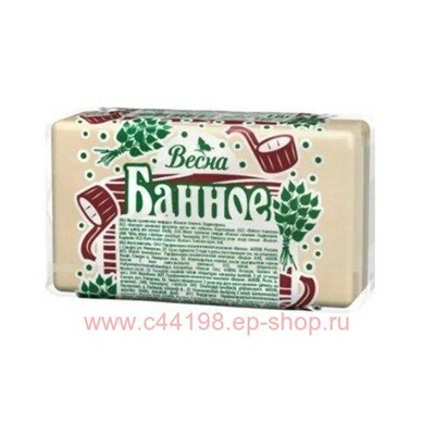 ВЕСНА Мыло твердое Банное Народное 140 гр