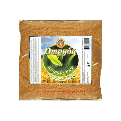 Отруби пшеничные с зеленым чаем 250 гр(срок до 26.22г.)