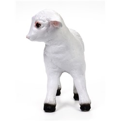 Садовая фигура из полистоуна «Барашек», 31×16×27 см