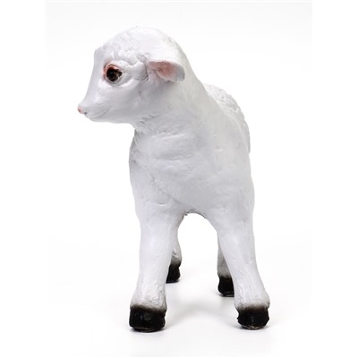 Садовая фигура из полистоуна «Барашек», 31×16×27 см