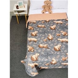Покрывало детское из поплина - Капибара