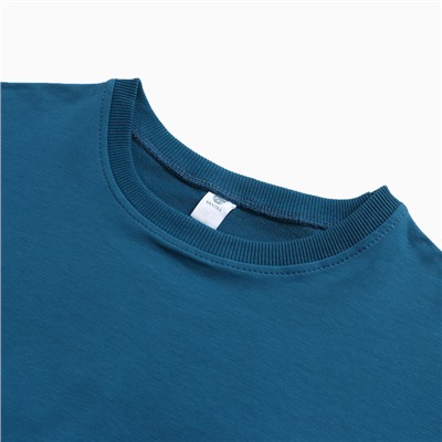 Комплект женский (свитшот/брюки), цвет петроль, размер 52