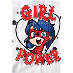 Комплект трикотажный для девочек: фуфайка (футболка), юбка-шорты PLAYTODAY, 1241304