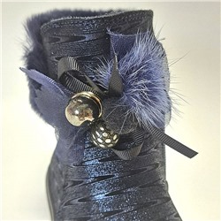 A-B004-46-D син Ботинки зима для девочек (27-32)/6