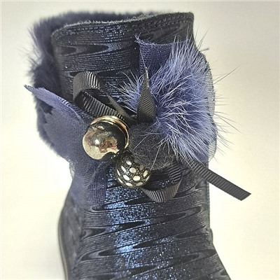 A-B004-46-D син Ботинки зима для девочек (27-32)/6