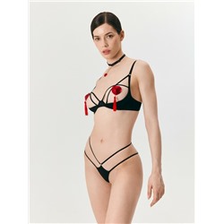 Бюстгальтер T-shirt Demi с чокером жен. Dominika