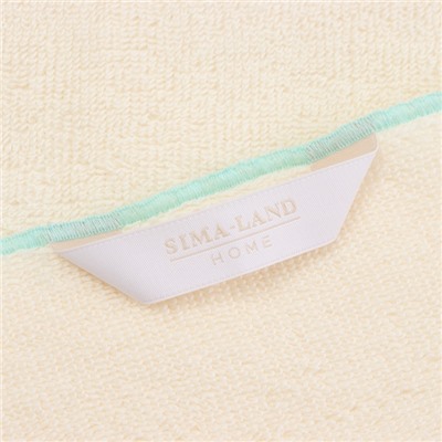 Салфетки махровые SL HOME: Frame «Айвори», 30×30 см - 3 шт., хлопок 100%, бежевые