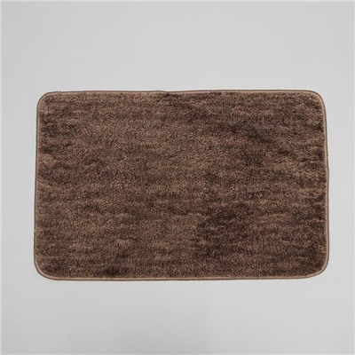 Коврик для ванной Доляна «Мягкий» 40×60 см, длина ворса 1.5 см, цвет МИКС
