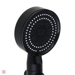 Лейка для душа, 5 режимов, 90мм, черная