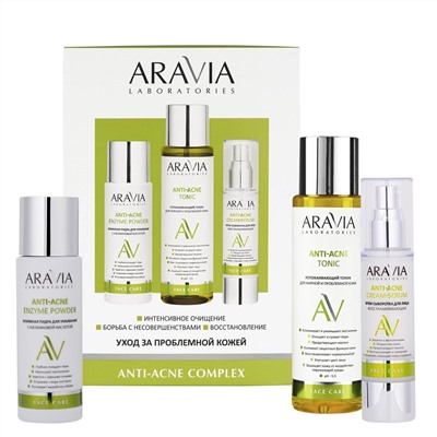 476751 ARAVIA Laboratories Laboratories Набор для ухода за проблемной кожей Anti-Acne Complex, 1 шт/5