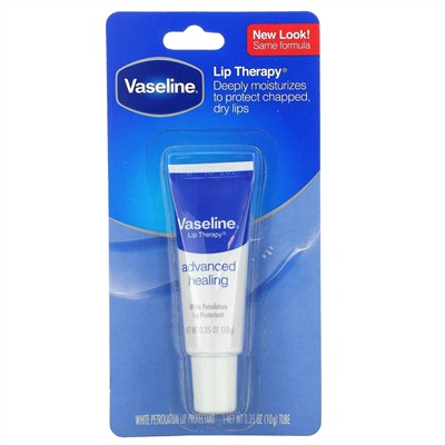 Vaseline, Lip Therapy, Advanced Healing,  Lip Protectant, 0.35 oz (10 g)