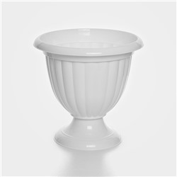 Вазон для цветов «Жасмин», 9 л, d=32.5 см, h=33.7 см, белый
