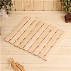 Коврик - сидушка для бани и сауны «Эконом», 41×35 см, деревянный, «Добропаровъ»