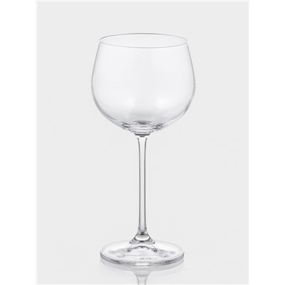 Бокалы для вина «Пион», 190 мл, набор 6 шт., стекло, прозрачные