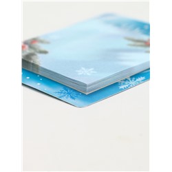 Подарочный набор новогодний, ежедневник, блок бумаги и ручка «Счастья»