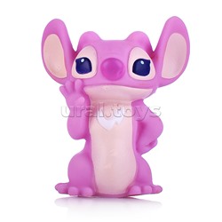 Игрушка для ванны "Розовая зверюшка" в сетке