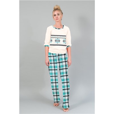 Женский домашний костюм с брюками 145