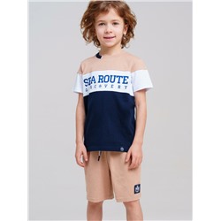 Комплект трикотажный для мальчиков: фуфайка (футболка), шорты