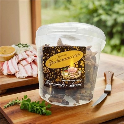 ГРЕНКИ ФЕДЮНИНСКИЕ МЯГКИЕ САЛО С ГОРЧИЦЕЙ