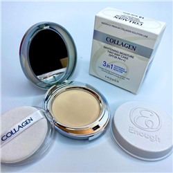 Матирующая пудра 3 in 1 Collagen Whitening Moisture SPF 30 PA+++ со сменным блоком, тон 13