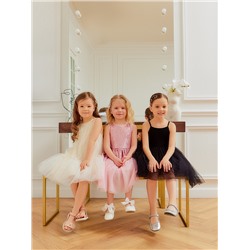 Платье нарядное для девочки KAFTAN, с пайетками, рост 98-104, розовое