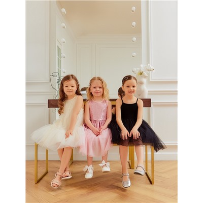 Платье нарядное для девочки KAFTAN, с пайетками, рост 98-104, розовое