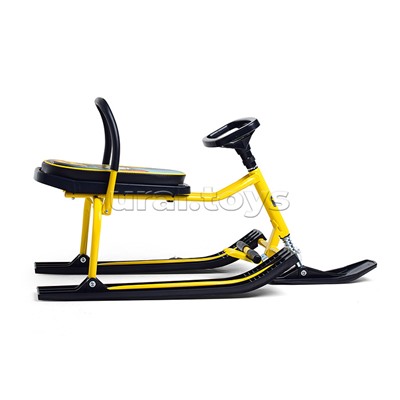 Игрушка Снегокат детский 212 "Play" разборный с высокой рамой и со спинкой (Грызун)