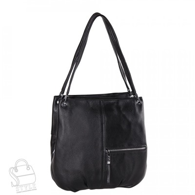 Сумка женская кожаная 99360 black Velina Fabbiano/30