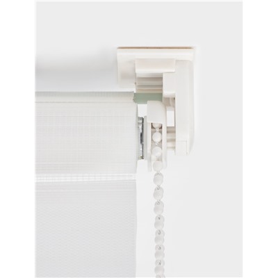 Штора рулонная 50×160 см «День и Ночь», по полотну 46×160 см, белая