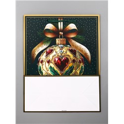 Пакет подарочный новогодний ламинированный, «Новогодний шар », 26×12×32 см