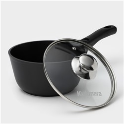 Набор посуды KUKMARA «Традиция №1», 3 предмета, антипригарное покрытие, чёрный