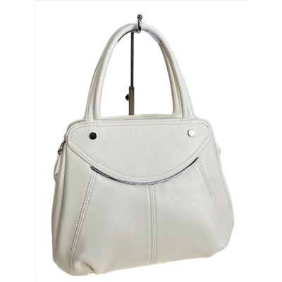 Женская сумка из искусственной кожи, цвет белый