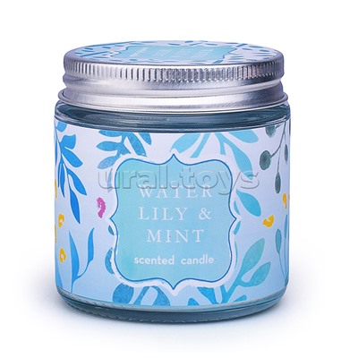 Арома свеча "Водяная лилия и мята"