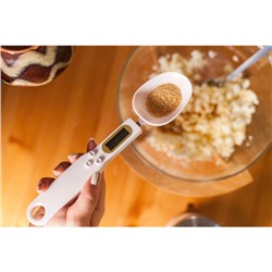 Мерная ложка Luazon LV-507, электронная, до 0.5 кг, белая