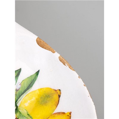 УЦЕНКА Подставка под ложку «Лимоны» дерево манго 25.5×9×3.8 см