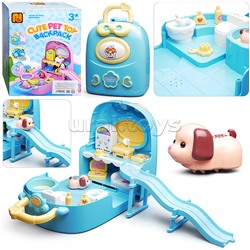 Игровой набор "Домик с животными" с аксессуарами, на батарейках, в коробке