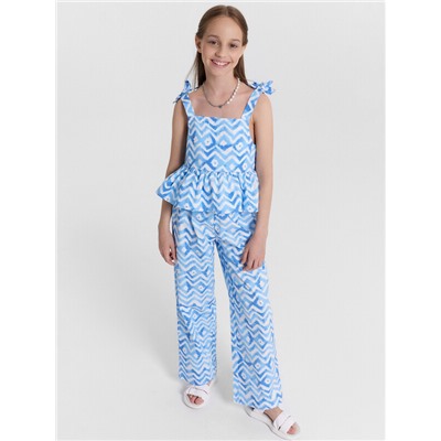 КОМПЛЕКТ ДЛЯ ДЕВОЧЕК (БЛУЗА, БРЮКИ) 397752