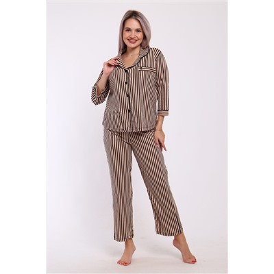 Пижама с брюками 213 полоса НАТАЛИ, 1202856