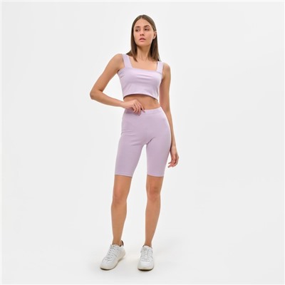 Топ женский MINAKU: Basic line, лавандовый, размер 48