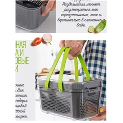 Многофункциональный измельчитель для овощей, фруктов, лука, измельчитель, слайсер для картофеля, резак для моркови, измельчитель для овощей, контейнер для салата