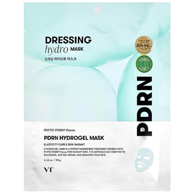 VT Cosmetics Гидрогелевая маска для упругости кожи с ПДРН PDRN Hydrogel Mask