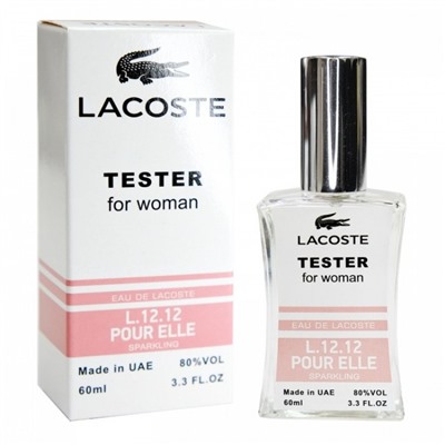 Lacoste Eau De Lacoste L.12.12 Pour Elle Sparkling тестер женский (60 мл) 1=2