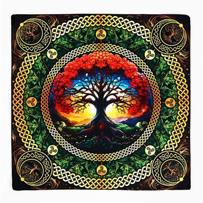 Скатерть для гадания «Древо жизни», 45×45 см