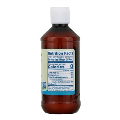 Now Foods, Better Stevia, бескалорийный жидкий подсластитель, глицерит, 237 мл (8 жидк. унций)