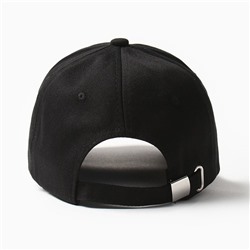 Кепка женская MINAKU Smile, чёрная, размер 54-56