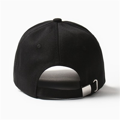 Кепка женская MINAKU Smile, чёрная, размер 54-56