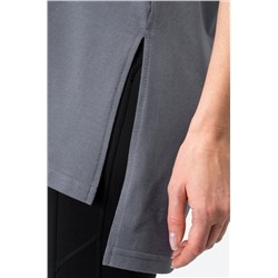 Женская удлиненная футболка с разрезами Happyfox