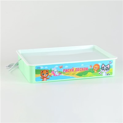 Рисование песком. Планшет «Весёлые животные», 27×39 см