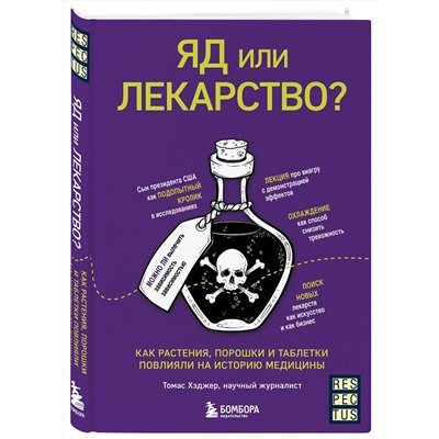 Эксмо Томас Хэджер "Яд или лекарство? Как растения, порошки и таблетки повлияли на историю медицины"